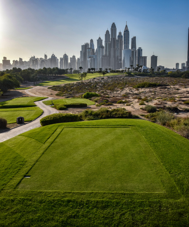 Tee/Loch Nr. Emirates GC ist immer im Mena Ranking