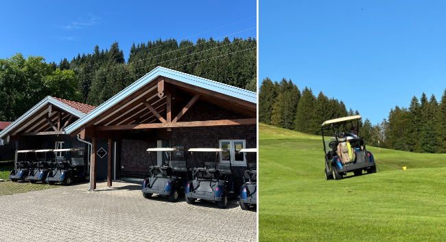 Obwohl das Haubers Naturresort kein typisches Golfresort ist, bieten sie mehr Annehmlichkeiten für Golfers als Golfhotels. 