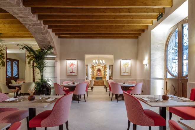 Das Sa Terrassa Restaurant im Son Bunyola Hotel and Villas steht mit frischen mallorquinischen Gerichten nicht nur Hotelgästen offen.